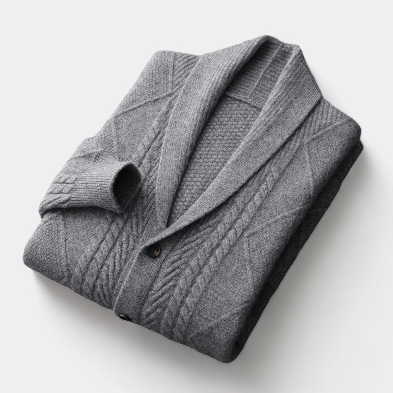 MONTREUX™ | Merinould Cardigan – Materiale-Integritet & Skandinavisk Komfort ✨