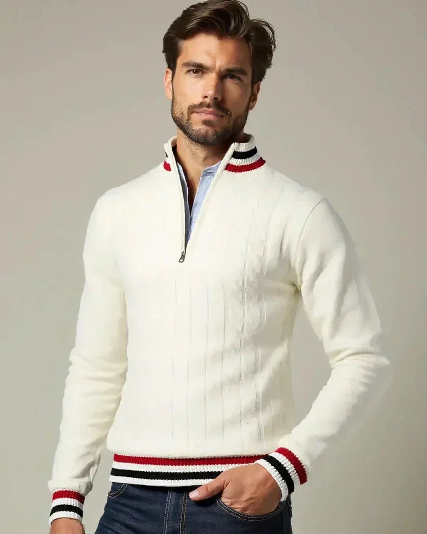 WILLIAM™ | Højhalset Basis Pullover – Skandinavisk Komfort til Hverdagen ✨