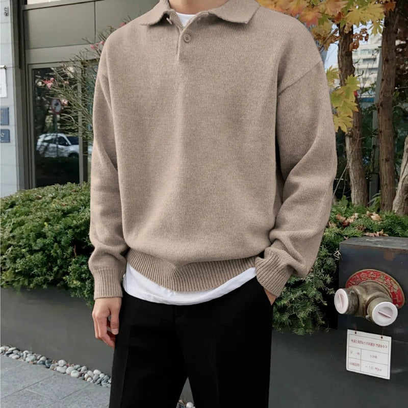 CARLISLE™ | Knap Sweater – Materiale-Integritet & Skandinavisk Komfort ✨