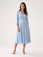 OLIVIA™ | Elegant kjole med V-udskæring – Tidløs feminin stil