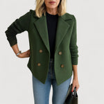 ELORA™ | Premium Strikblazer – Skulpturelt Snit & Tidløst Silhouette ✨