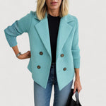 ELORA™ | Premium Strikblazer – Skulpturelt Snit & Tidløst Silhouette ✨