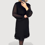 THERESE™ | Elegant Kjole – Skulpturelt Snit & Tidløst Feminint Udtryk ✨