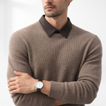 MARLOW™ | Sweater Med Krave – Materiale-Integritet & Skandinavisk Komfort ✨