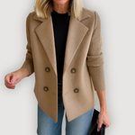 ELORA™ | Premium Strikblazer – Skulpturelt Snit & Tidløst Silhouette ✨