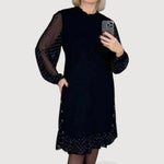 THERESE™ | Elegant Kjole – Skulpturelt Snit & Tidløst Feminint Udtryk ✨