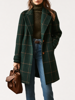CORALIE™ | Ternet Frakke – Skulpturelt Snit & Tidløst Silhouette ✨