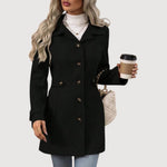 ALANA™ | Tilskåret Frakke – Skulpturelt Snit & Tidløst Silhouette ✨