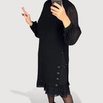 THERESE™ | Elegant Kjole – Skulpturelt Snit & Tidløst Feminint Udtryk ✨