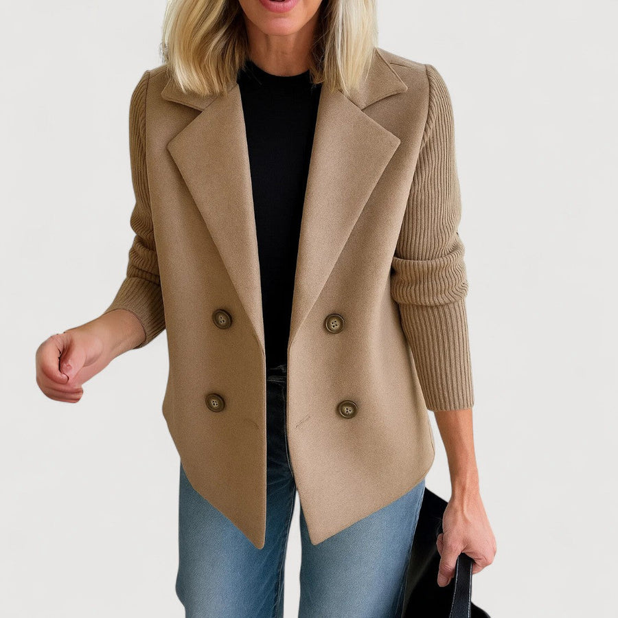 ELORA™ | Premium Strikblazer – Skulpturelt Snit & Tidløst Silhouette ✨
