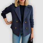 ELORA™ | Premium Strikblazer – Skulpturelt Snit & Tidløst Silhouette ✨
