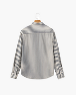 PALERMO™ | Stribet Hørskjorte – Skulpturelt Snit & Tidløst Udtryk ✨