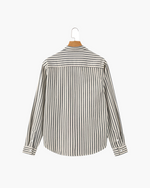 PALERMO™ | Stribet Hørskjorte – Skulpturelt Snit & Tidløst Udtryk ✨