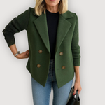 ELORA™ | Premium Strikblazer – Skulpturelt Snit & Tidløst Silhouette ✨
