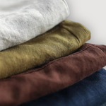 OLIVIA™ | Afslappet Hørbluse – Feminin Lethed & Skulpturelt Snit ✨