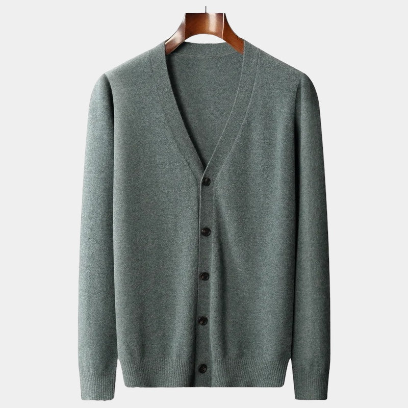 BELLMONT™ | Merinould Cardigan – Materiale-Integritet & Skandinavisk Komfort ✨
