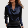 DIANA™ | Elegant Bluse – Feminin Lethed & Skulpturelt Snit ✨