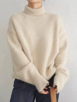 ISABELLA™ | Kashmir Sweater Med Høj Hals – Materiale-Integritet & Skandinavisk Komfort ✨