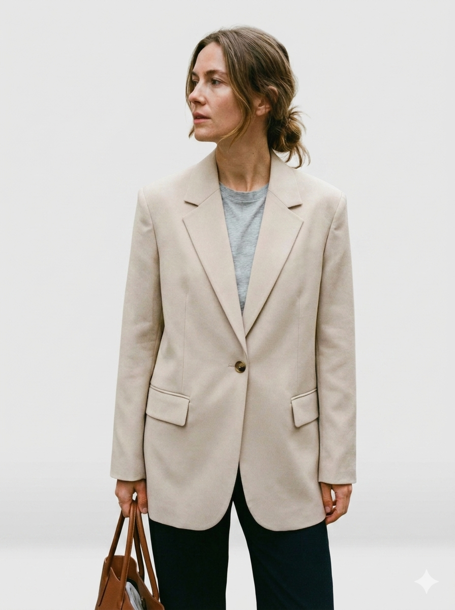 Paula™ | Blazer med Frontlommer – Skandinavisk Elegance til Hverdag & Job ✨