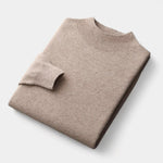 VARENNA™ | Merinould Sweater Med Halv Rullekrave – Materiale-Integritet & Skandinavisk Komfort ✨