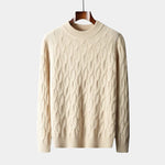 SORRENTO™ | Merinould Sweater Med Rund Hals – Materiale-Integritet & Skandinavisk Komfort ✨