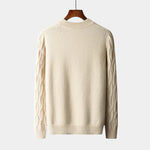 SORRENTO™ | Merinould Sweater Med Rund Hals – Materiale-Integritet & Skandinavisk Komfort ✨