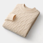 SORRENTO™ | Merinould Sweater Med Rund Hals – Materiale-Integritet & Skandinavisk Komfort ✨