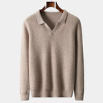 LAUSANNE™ | Merinould Sweater Med Flap Krave – Materiale-Integritet & Skandinavisk Komfort ✨