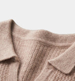 LAUSANNE™ | Merinould Sweater Med Flap Krave – Materiale-Integritet & Skandinavisk Komfort ✨