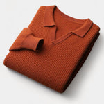 LAUSANNE™ | Merinould Sweater Med Flap Krave – Materiale-Integritet & Skandinavisk Komfort ✨