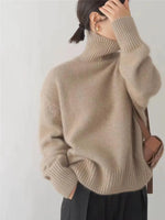 ISABELLA™ | Kashmir Sweater Med Høj Hals – Materiale-Integritet & Skandinavisk Komfort ✨