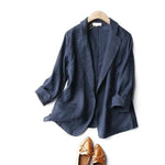 ALENA™ | Hørblazer – Skulpturelt Snit & Tidløst Silhouette ✨