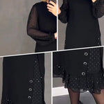 THERESE™ | Elegant Kjole – Skulpturelt Snit & Tidløst Feminint Udtryk ✨