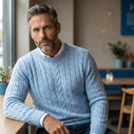 BENNETT™ | Kashmir Sweater – Materiale-Integritet & Skandinavisk Komfort ✨