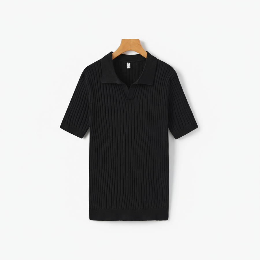 SILVANO™ | Strikpolo – Skulpturelt Snit & Tidløst Udtryk ✨