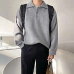 BELLVER™ | Polo Sweater – Materiale-Integritet & Skandinavisk Komfort ✨